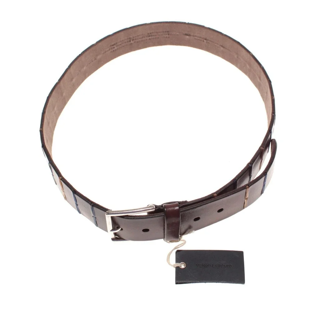 Veneta Cinture NWT Classic Belt Size 90 (US 34) in Brown Leather Made in Italy